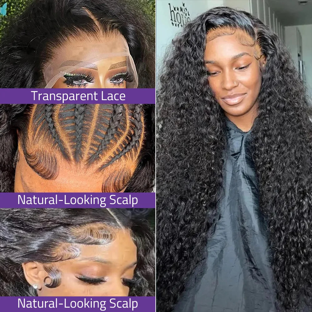 HD Human Hair Brazilian  Lace Front Wig Preplucked