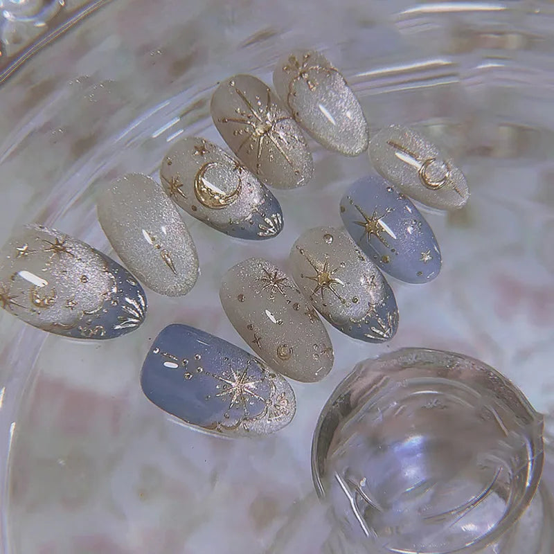 Romantic Y2k Almond Cutesy Press On Nails