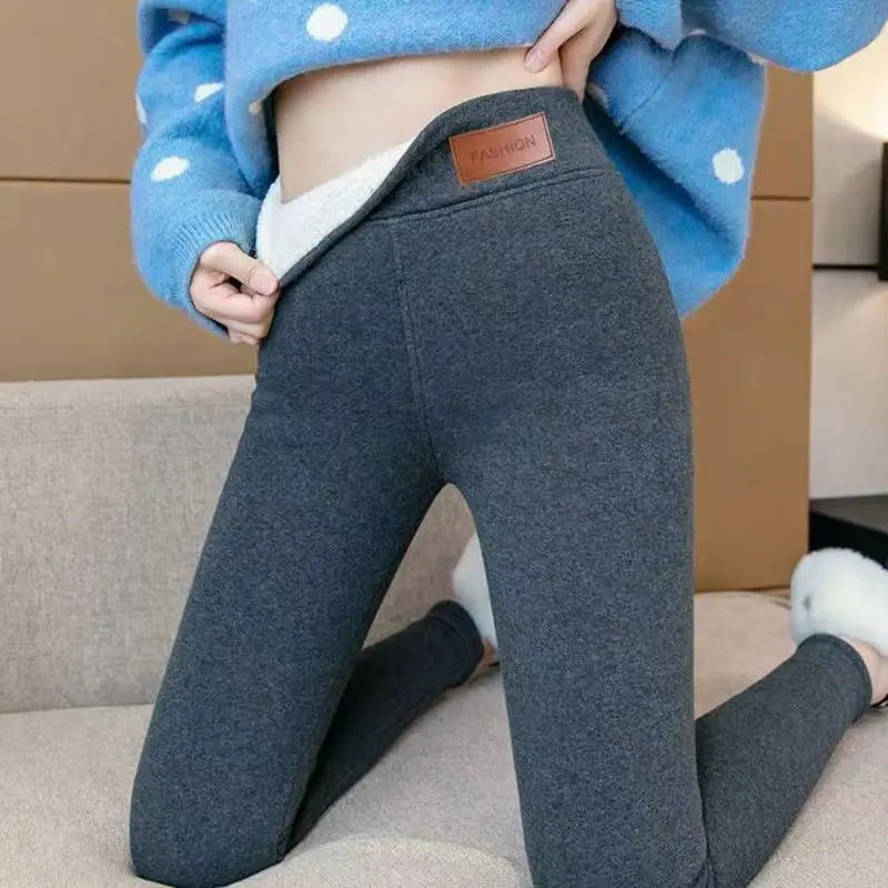 Fleece-Lined Thermal Tights