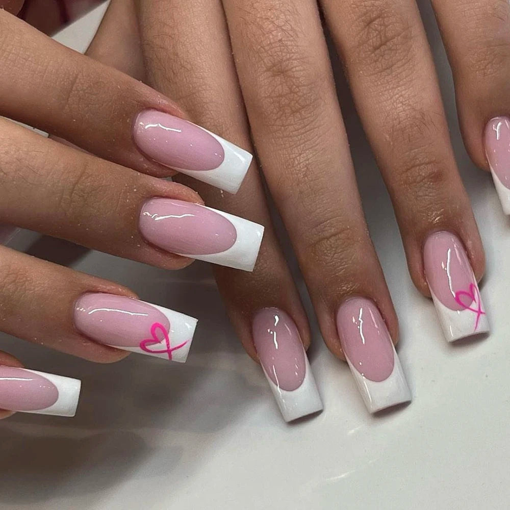 Y2K Short Square Cute Press On Nails