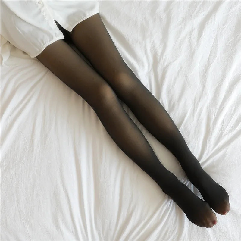 Fleece-Lined Thermal Tights