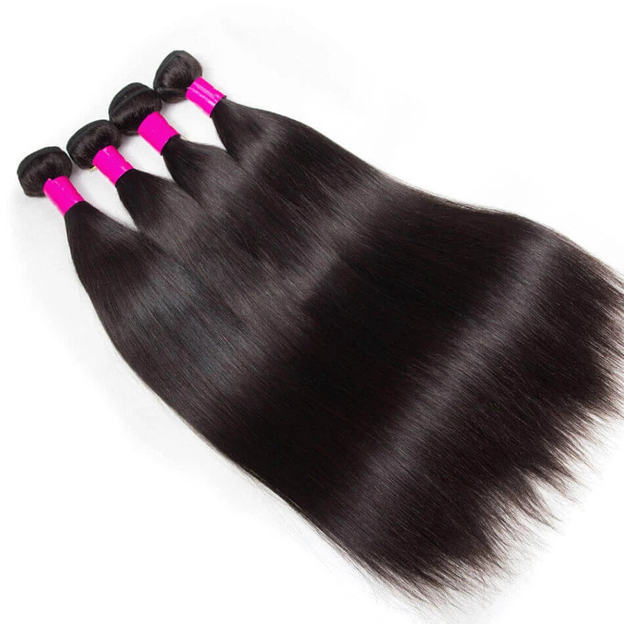 Silky Straight Human Hair Brazilian Remy Bundles