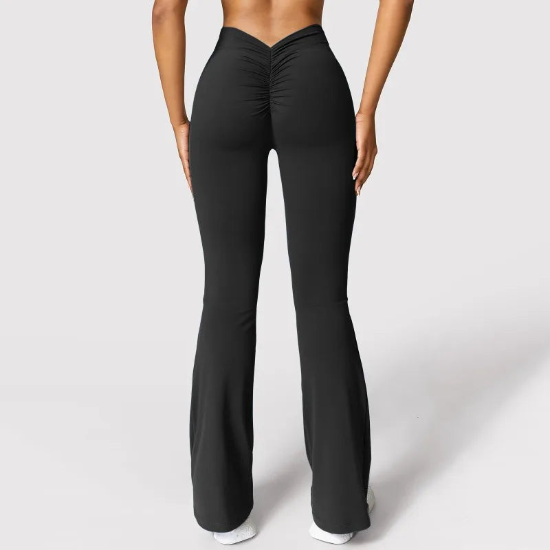 Women V-back High Waist Active Leggings with Butt Lift