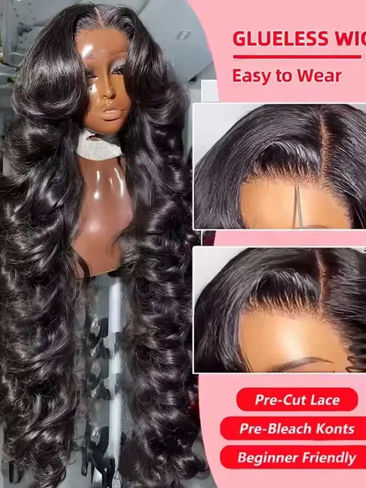 Wear And Go Glueless Wet And Wavy Human Hair Lace Front Wig
