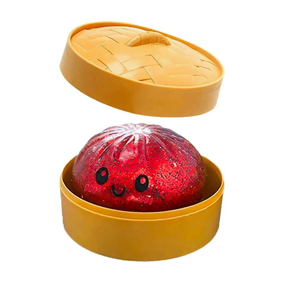 Mystery Random Dumpling Squishies Cute Colorful Bun Toy Stress Relief Fidget