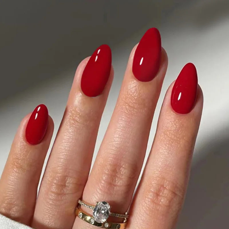 Glossy Cat Eye Full Glam Press On Nails