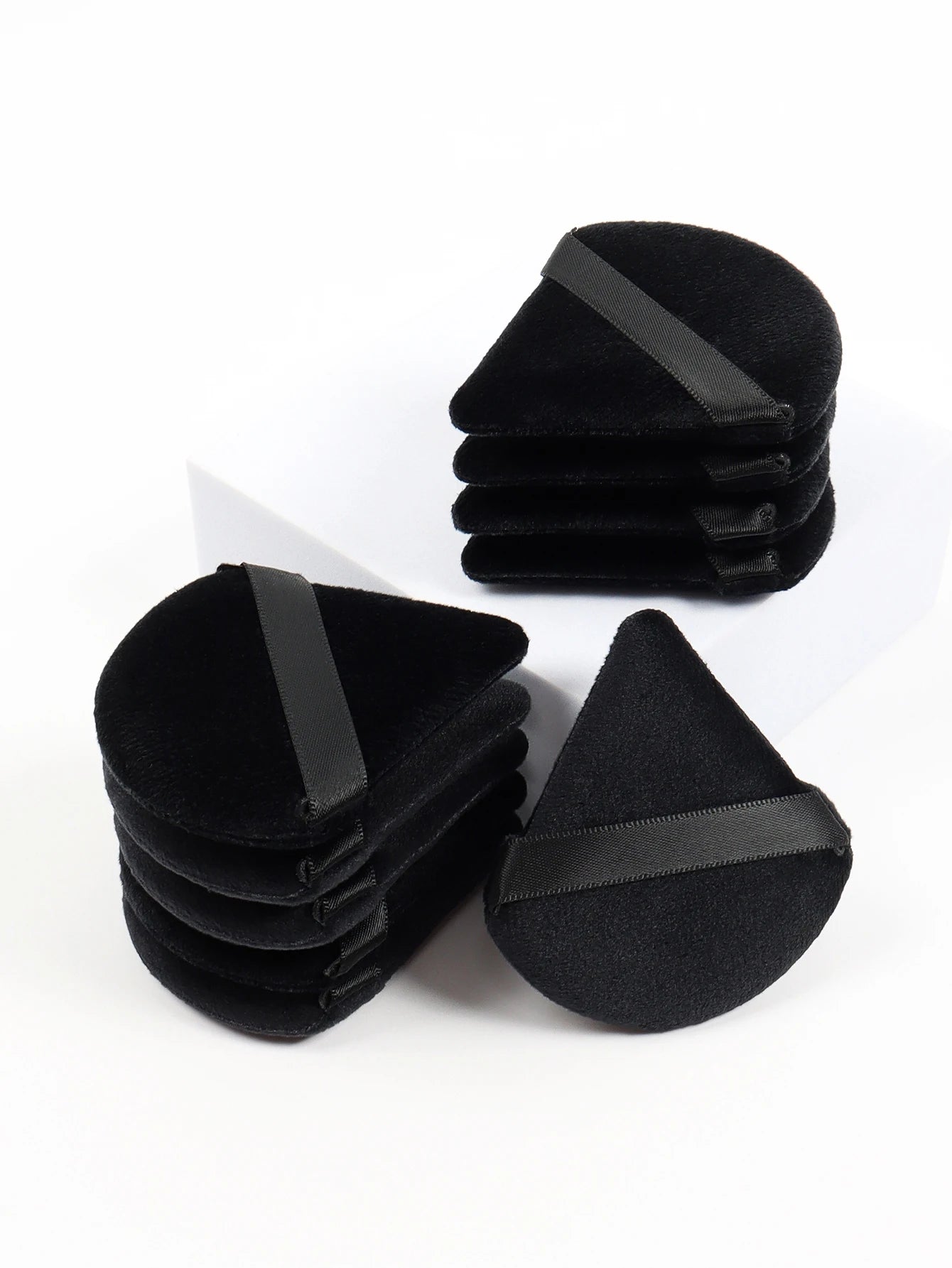 Black Triangle Powder Puff Velvet Makeup Sponge
