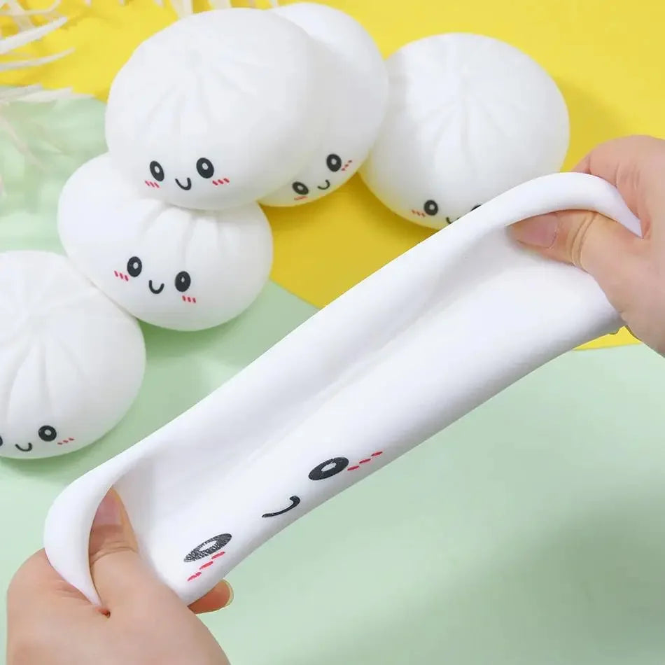 Mystery Random Dumpling Squishies Cute Colorful Bun Toy Stress Relief Fidget