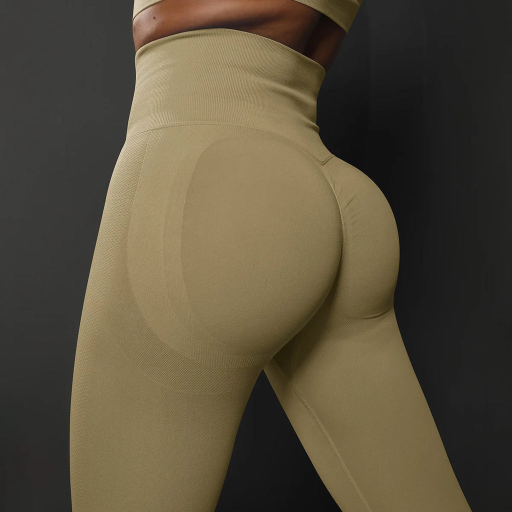 High Waist Seamless Yoga Push Up Leggings