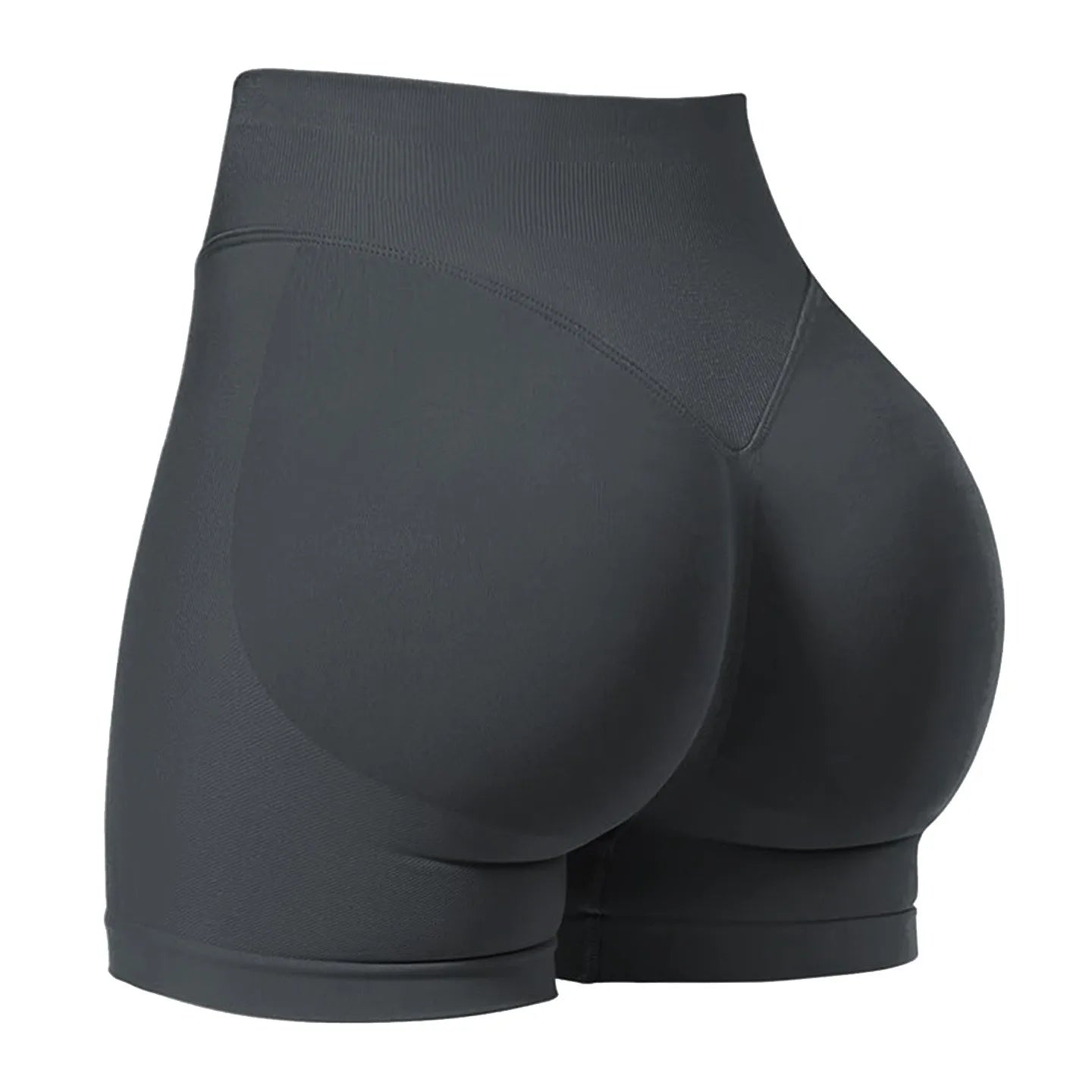 High stretch hip lifting fitness yoga shorts with no awkward lines