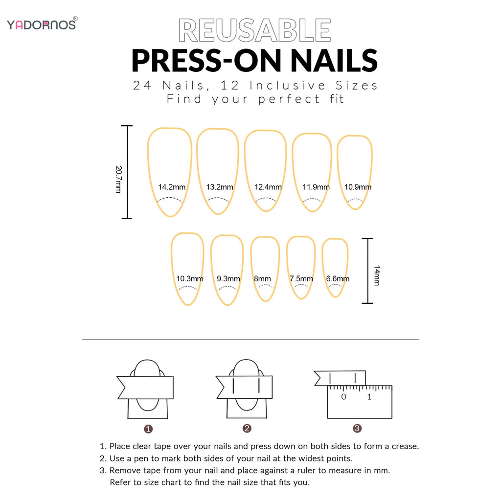 Glossy Cat Eye Full Glam Press On Nails