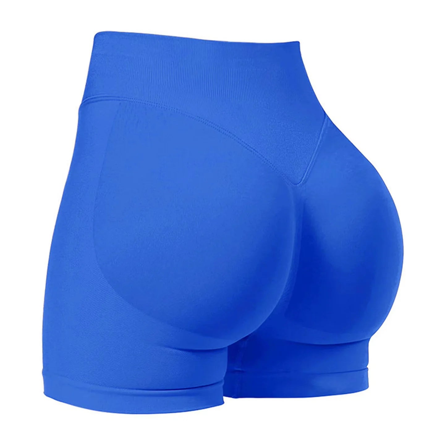 High stretch hip lifting fitness yoga shorts with no awkward lines