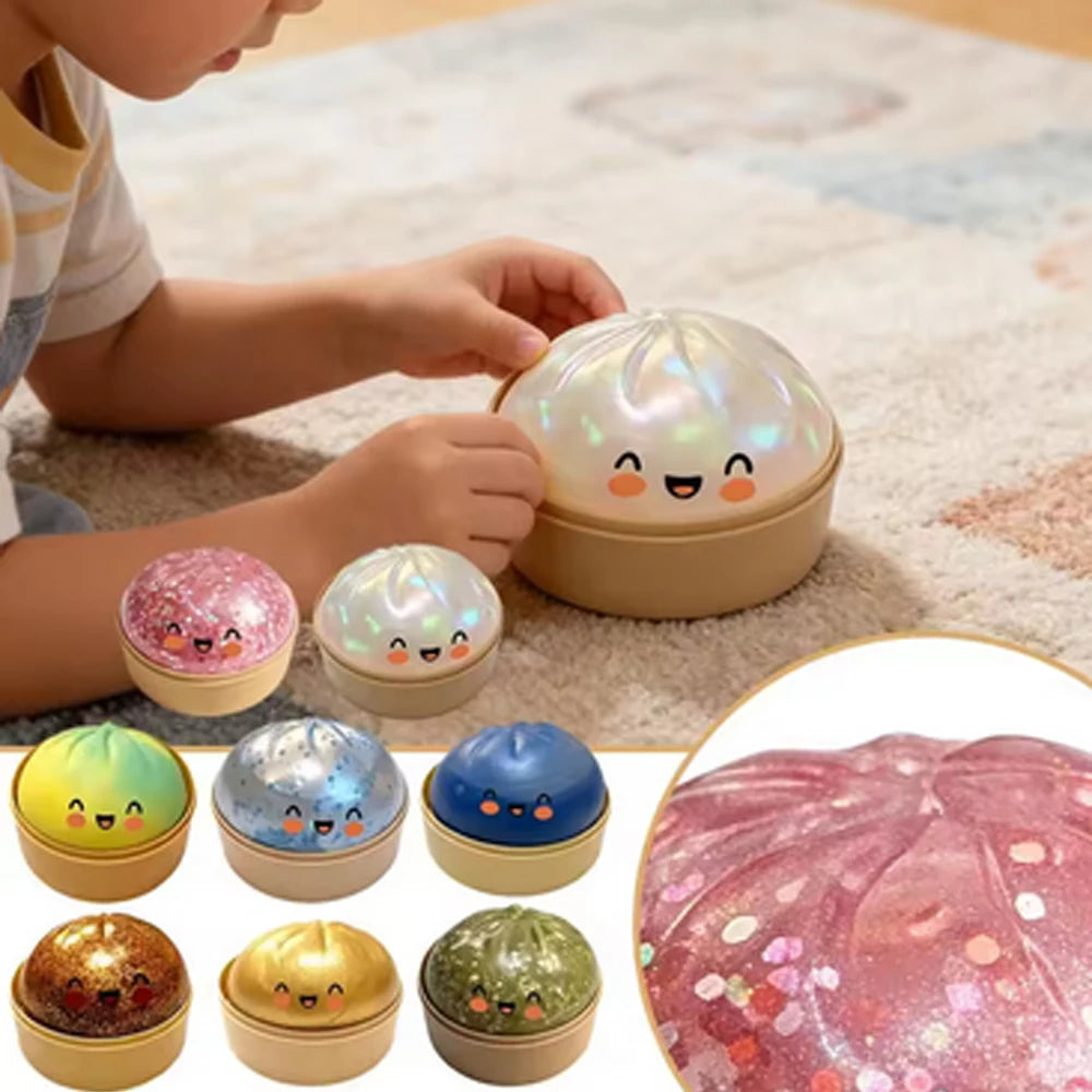 Squishy Box Mystery Simulated Food Fidget Toy, Cute Squeeze Foot Toy Antistress Stress-Relief