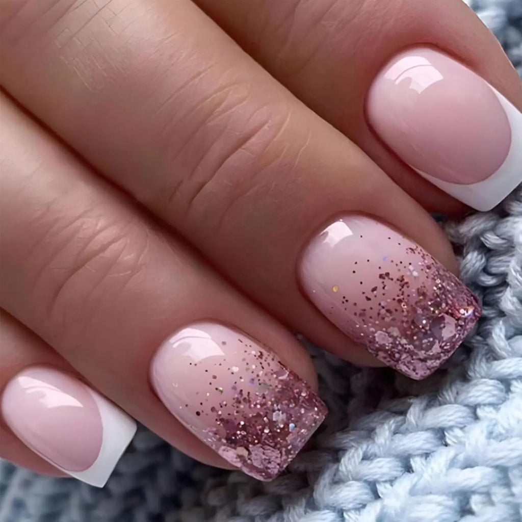 Y2K Short Square Cute Press On Nails