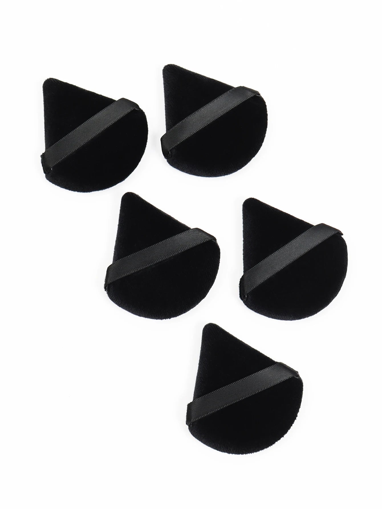Black Triangle Powder Puff Velvet Makeup Sponge