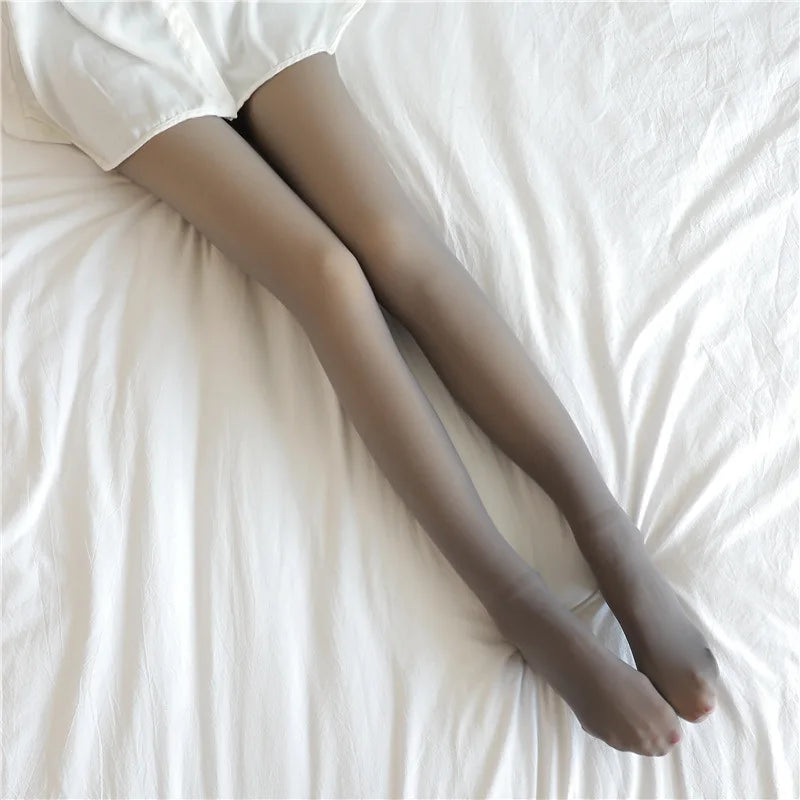 Fleece-Lined Thermal Tights
