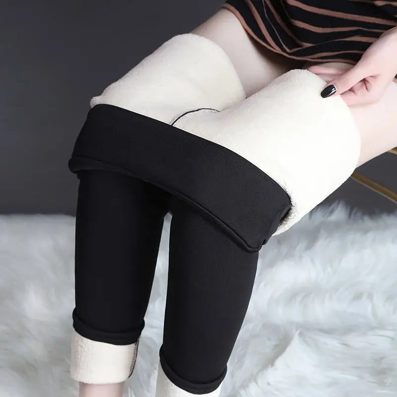 Fleece-Lined Thermal Tights