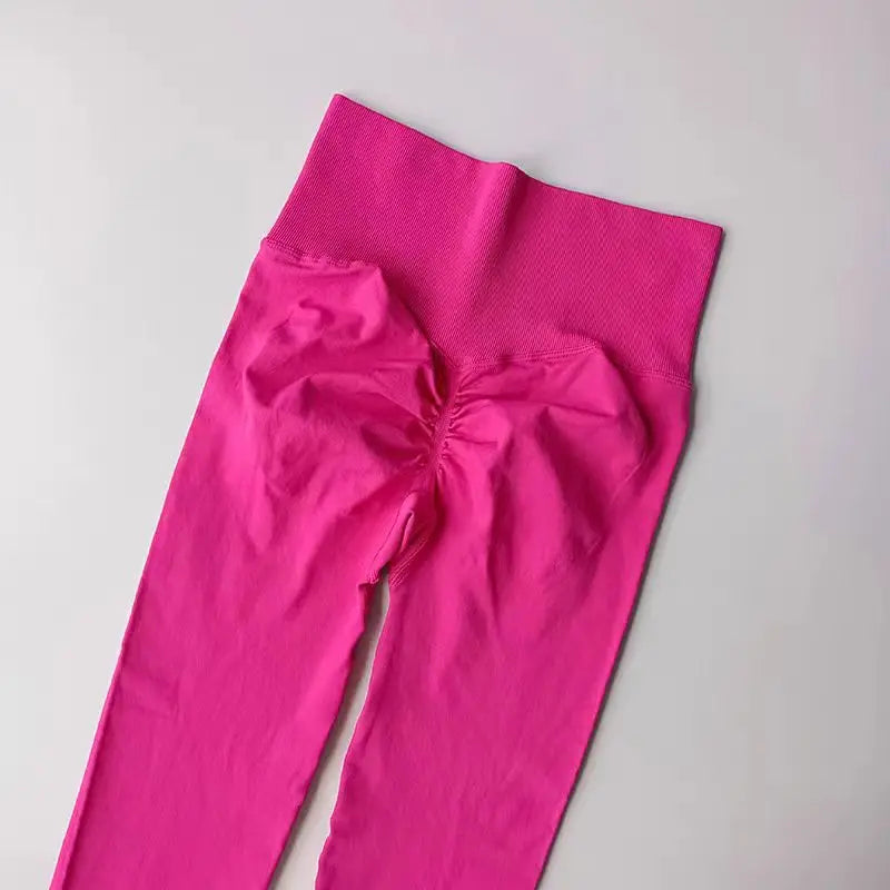High Waist Seamless Yoga Push Up Leggings