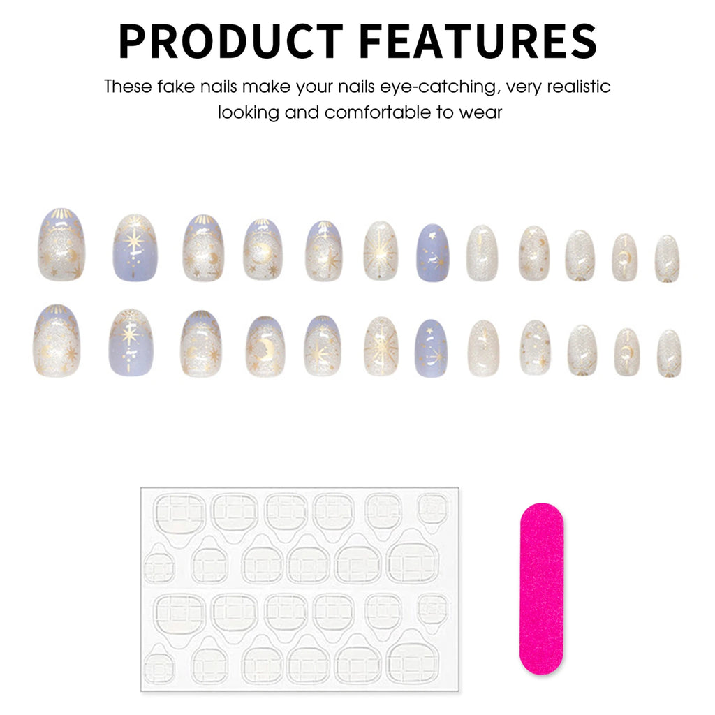 Romantic Y2k Almond Cutesy Press On Nails