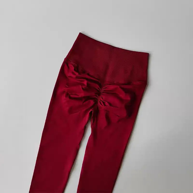 High Waist Seamless Yoga Push Up Leggings