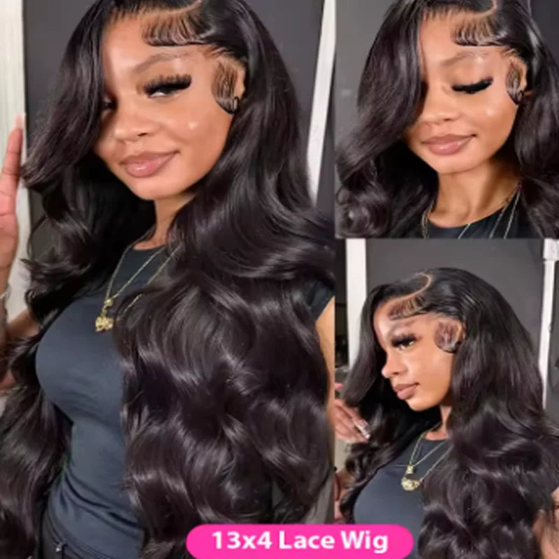 250 Density Glueless Brazilian Body Wave Hd Lace Front Wigs