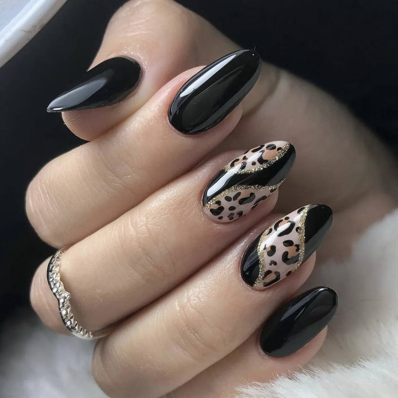 Pink Flower Almond Kawaii Press on Nails