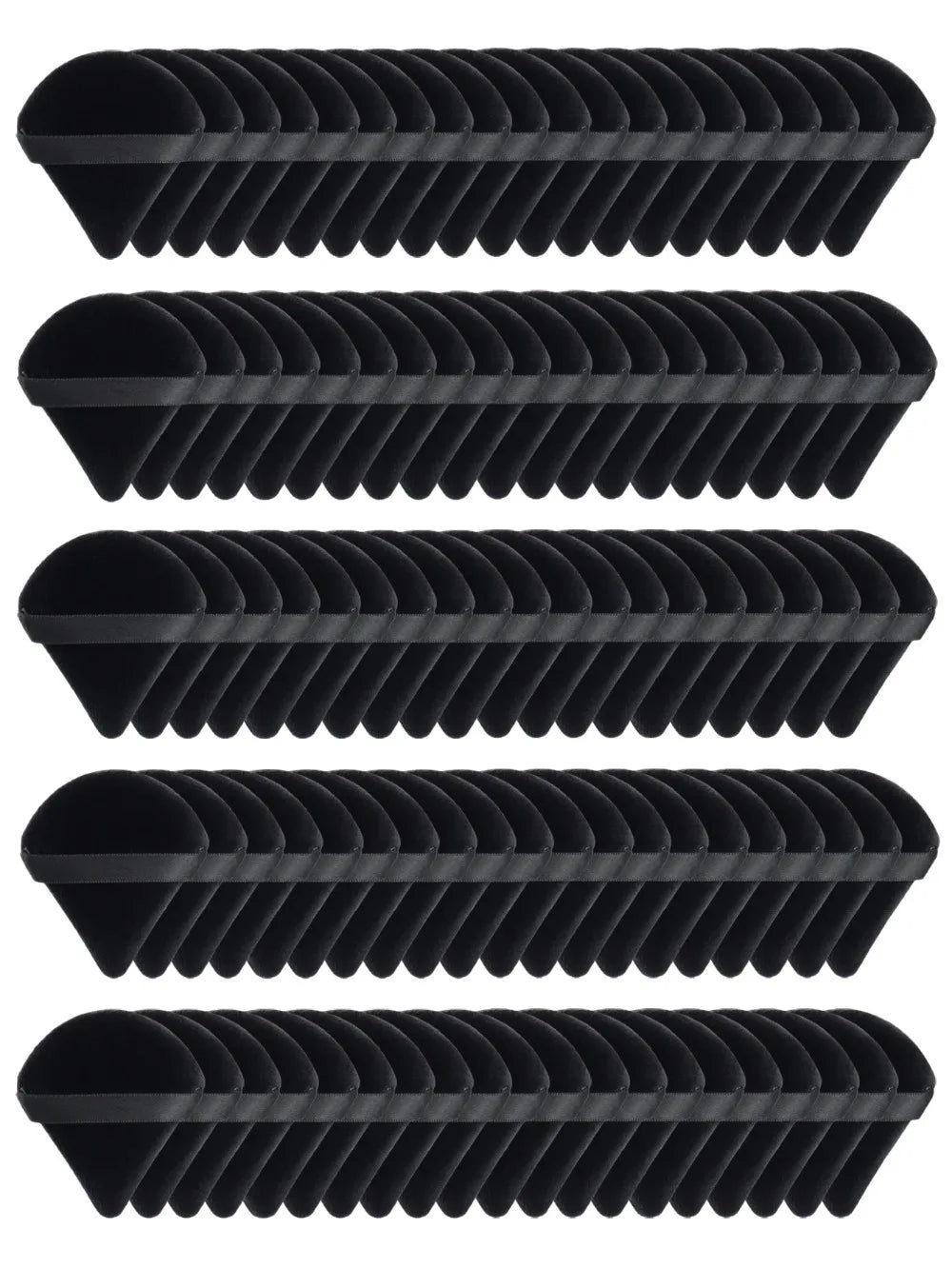 Black Triangle Powder Puff Velvet Makeup Sponge