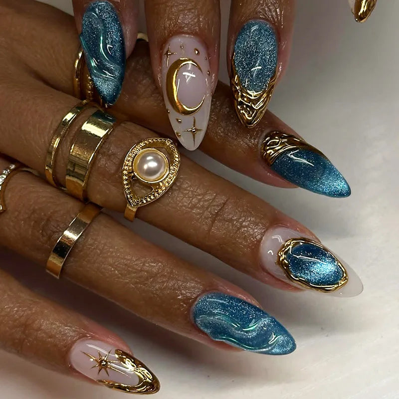 Romantic Y2k Almond Cutesy Press On Nails