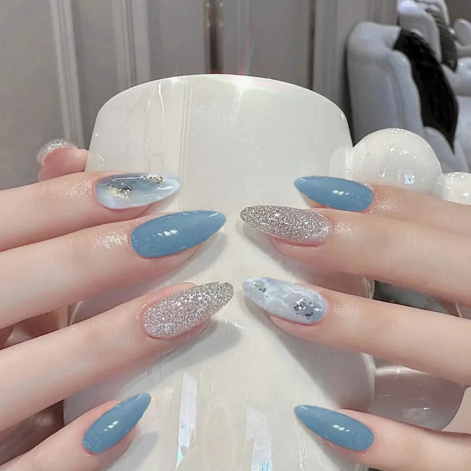 Romantic Y2k Almond Cutesy Press On Nails