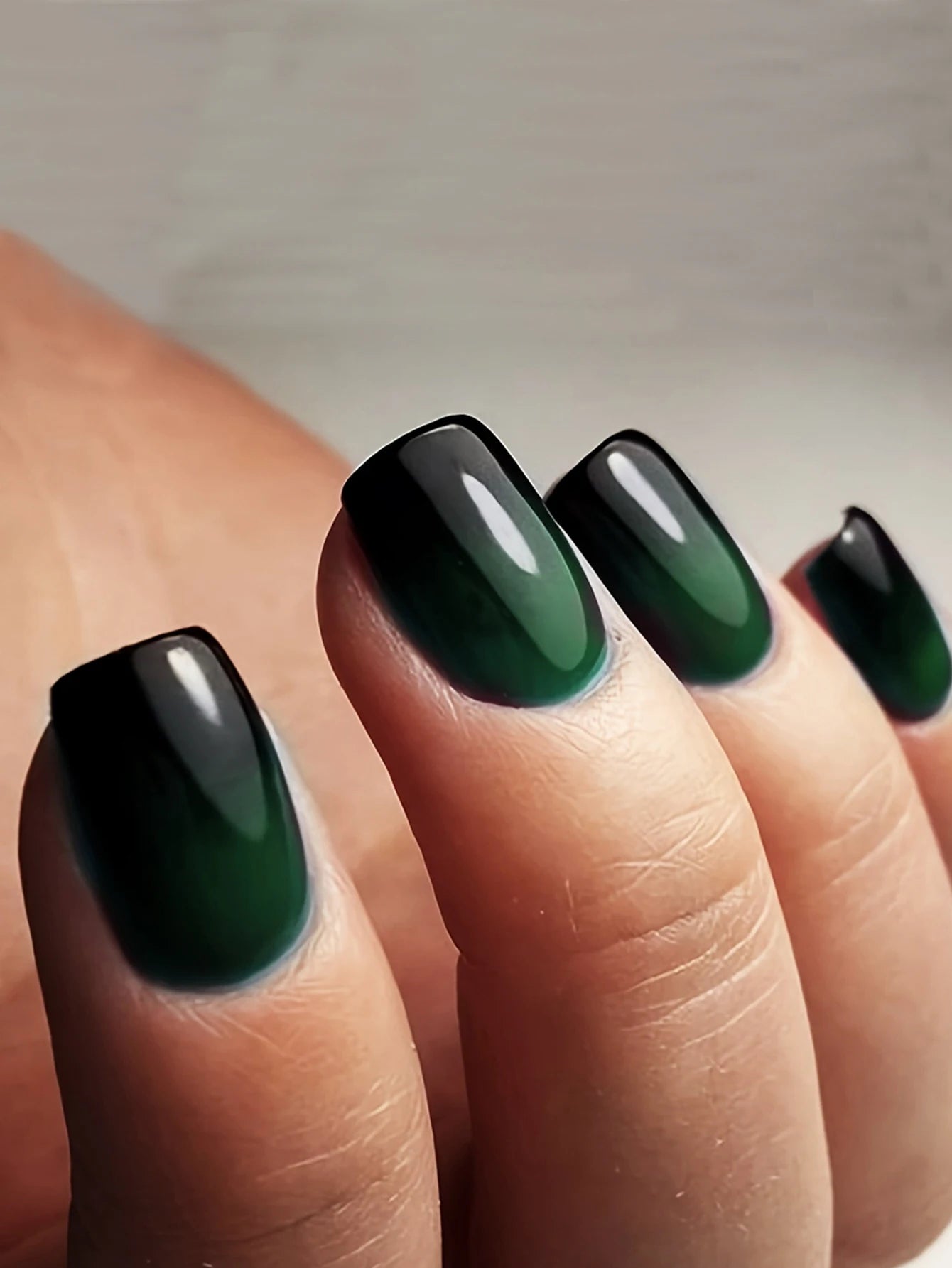 Square French Tip Y2K Press on Nails