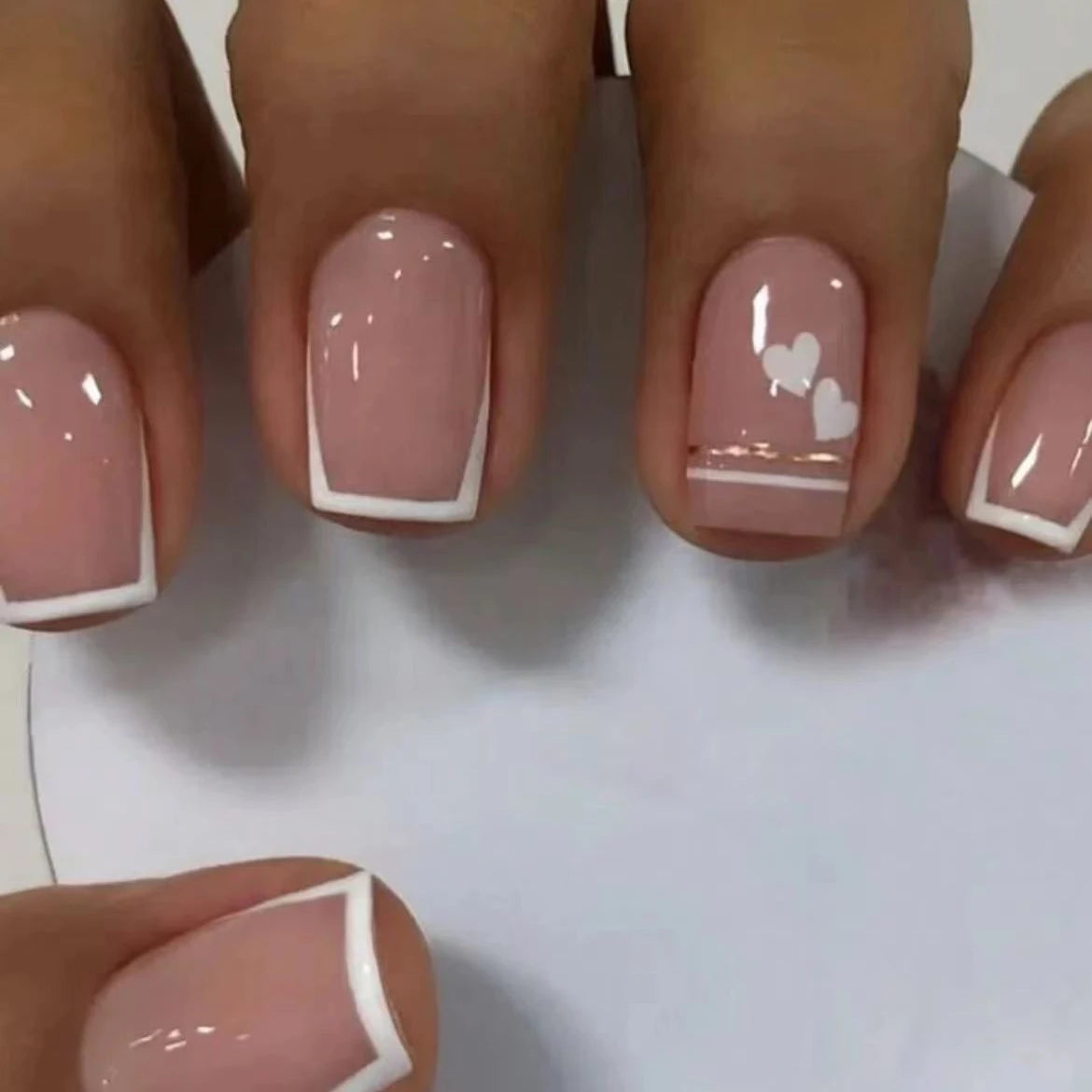 Y2K Short Square Cute Press On Nails