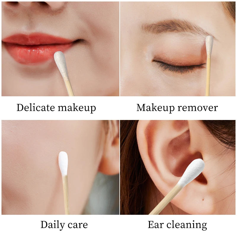Makeup Remover Cotton Swab Sticks 500/1000pcs
