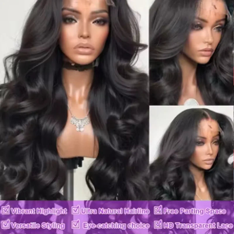 250 Density Glueless Brazilian Body Wave Hd Lace Front Wigs