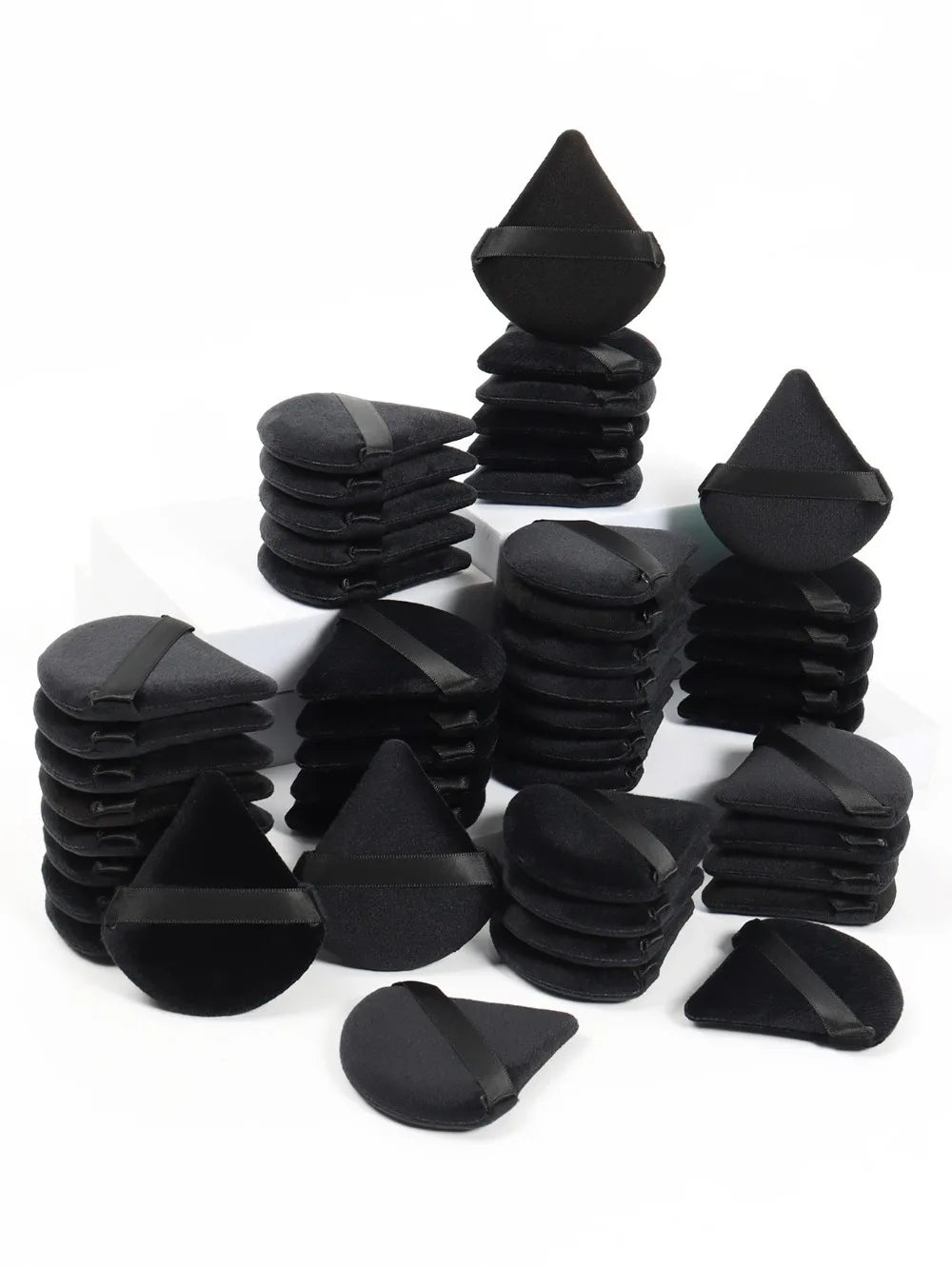Black Triangle Powder Puff Velvet Makeup Sponge