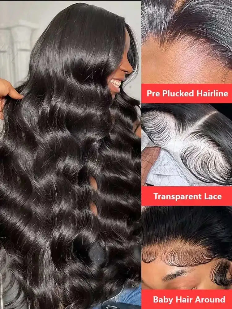 Wear And Go Glueless Wet And Wavy Human Hair Lace Front Wig