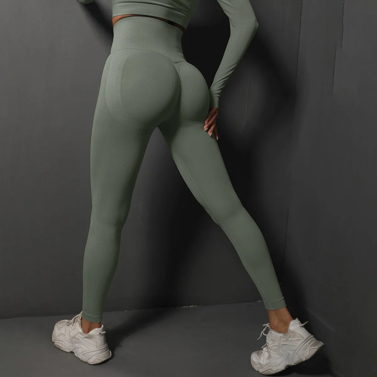 High Waist Seamless Yoga Push Up Leggings