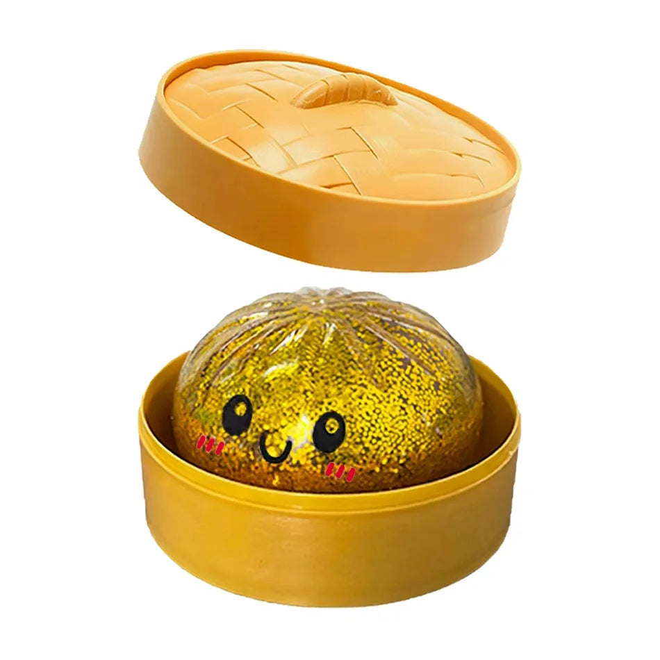 Mystery Random Dumpling Squishies Cute Colorful Bun Toy Stress Relief Fidget