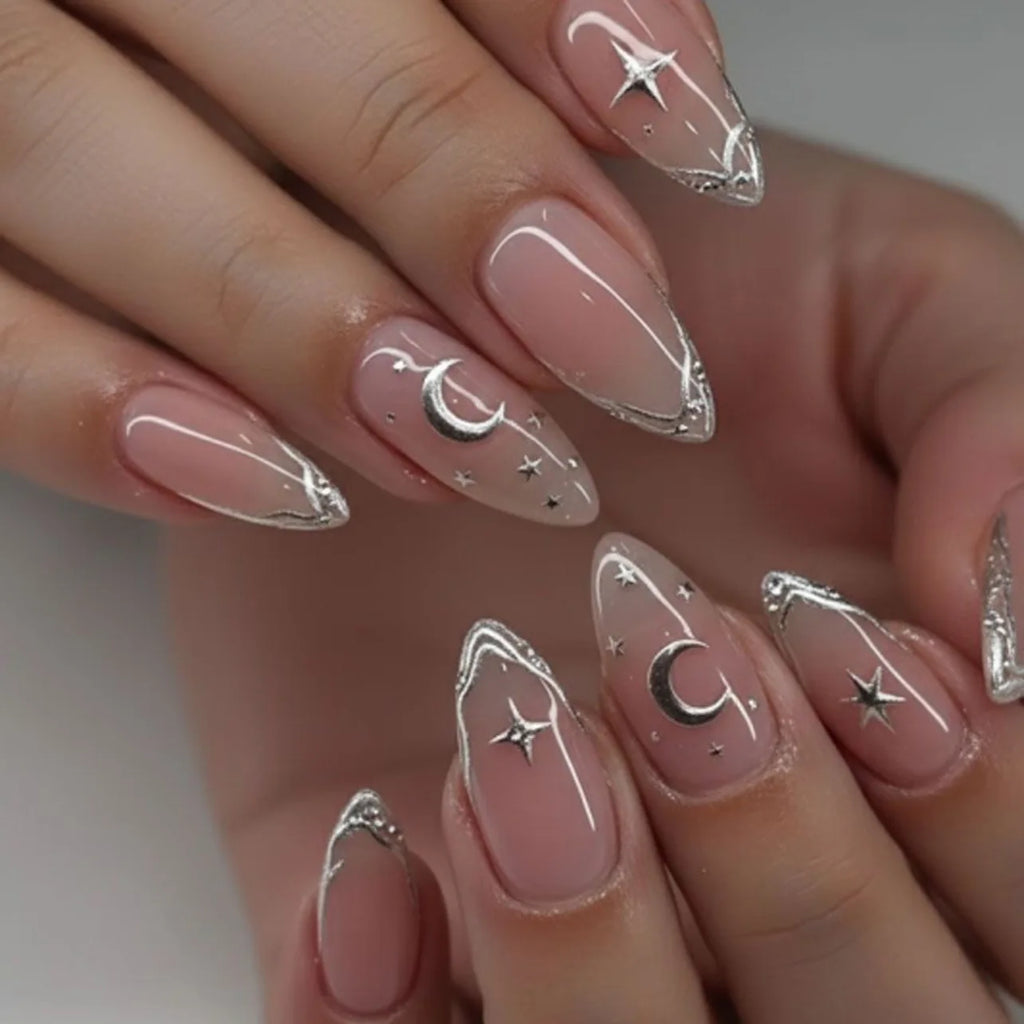 Romantic Y2k Almond Cutesy Press On Nails