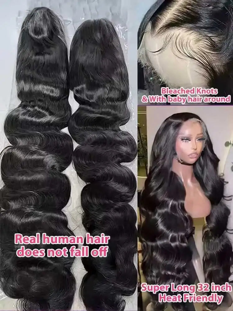 Wear And Go Glueless Wet And Wavy Human Hair Lace Front Wig
