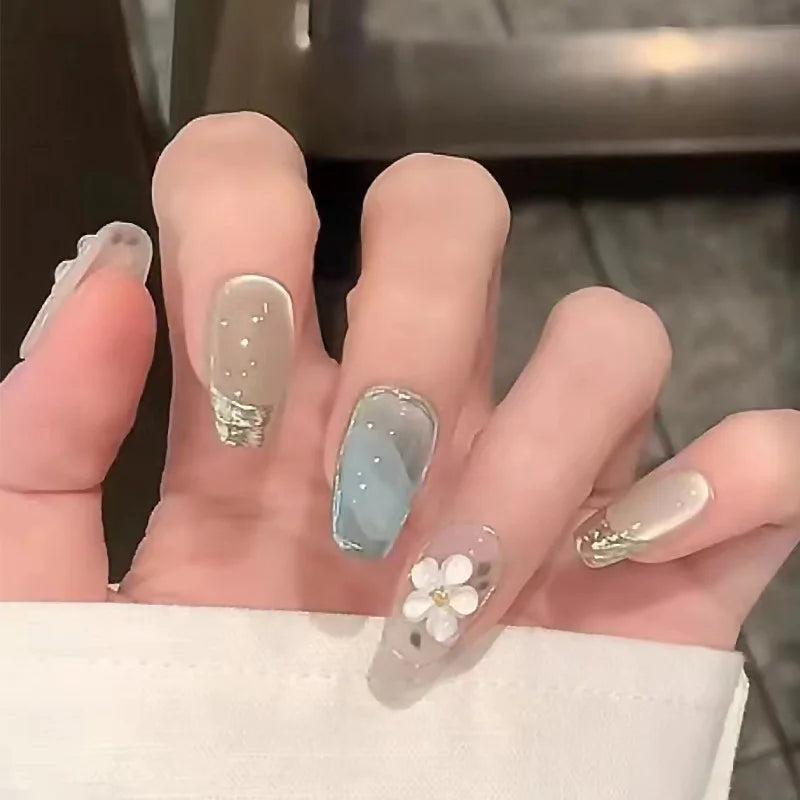 Romantic Y2k Almond Cutesy Press On Nails